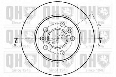 QUINTON HAZELL bdc4869 -  Тормозной диск